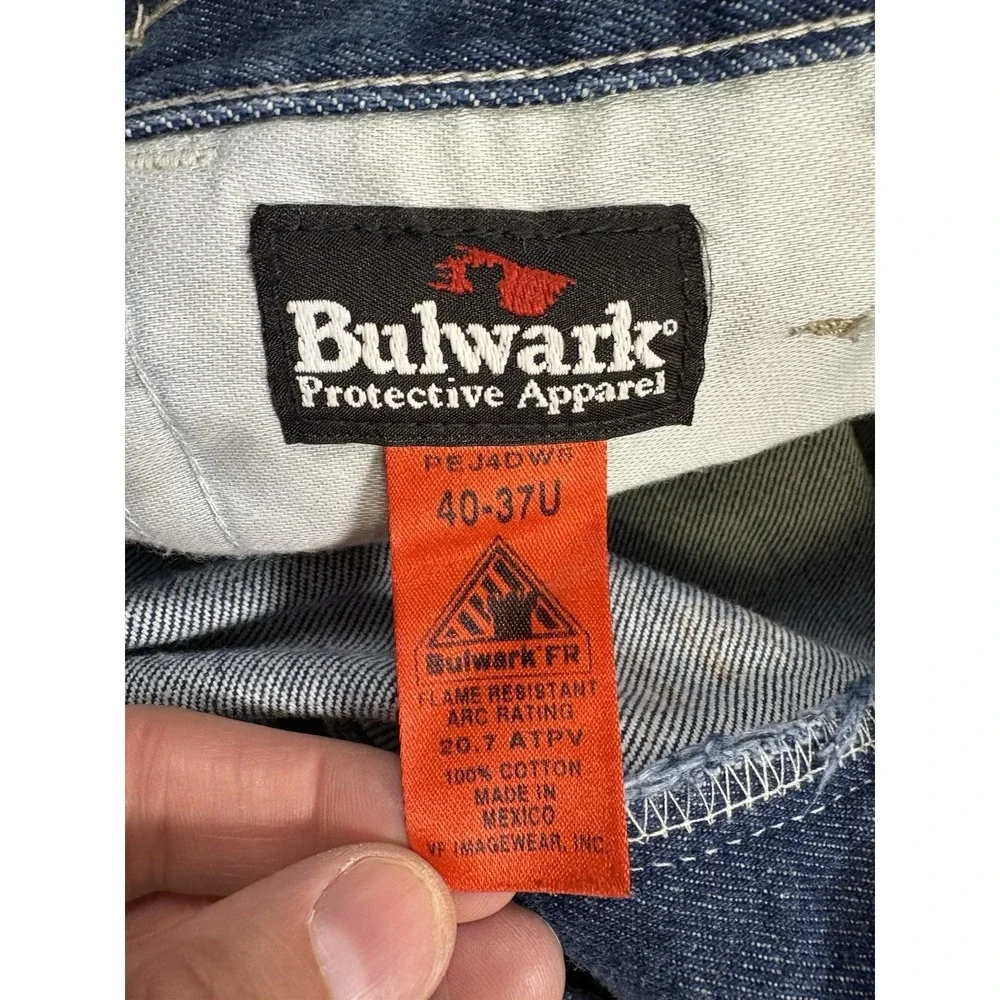 Lot of 2 Bulwark FR Jeans 40x32 NWOT Flame Resistant Denim Work Pants CAT 2